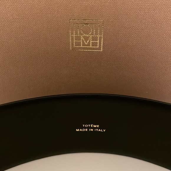 Toteme Black Wide Trouser Belt - Picture 2 of 7